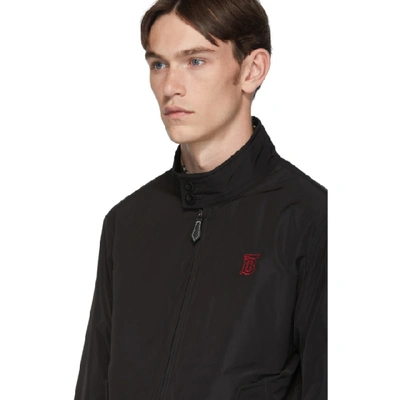 Shop Burberry Black Lincolnshire Bomber