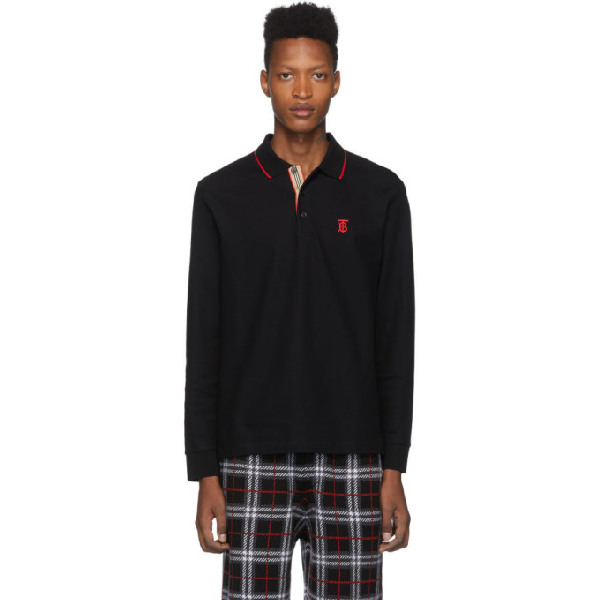 burberry shirt black and red