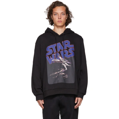 Shop Etro Black Star Wars Edition X-wing Hoodie In 0001 Black