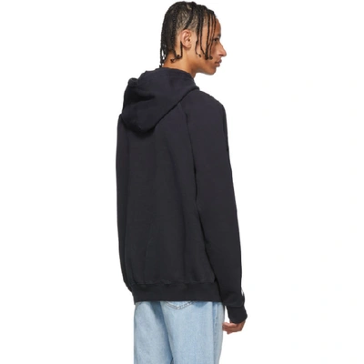 Shop Heron Preston Black Paint Heron Birds Hoodie In 0488 Blkmul