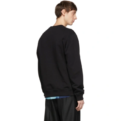 Shop Kenzo Black Eye Sweatshirt In 99 Black