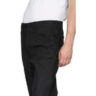 Shop Diesel Black P-jared-nl Chino Trousers In 900 Black