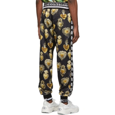 Shop Dolce & Gabbana Dolce And Gabbana Multicolor Mix Hawaii Logo Lounge Pants In S9000 Mixha