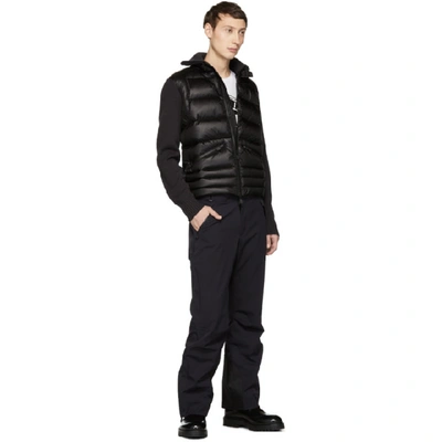Shop Moncler Grenoble Navy Tech Sport Recco® Ski Trousers In 3-742navy