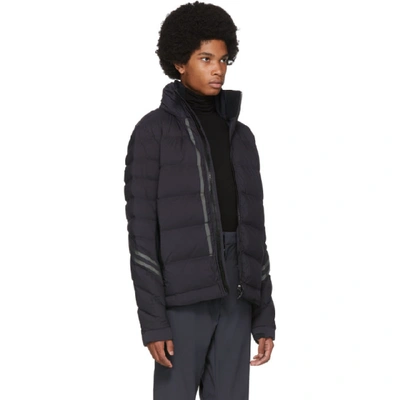 Shop Canada Goose Black 'black Label' Hybridge Cw Bomber Jacket