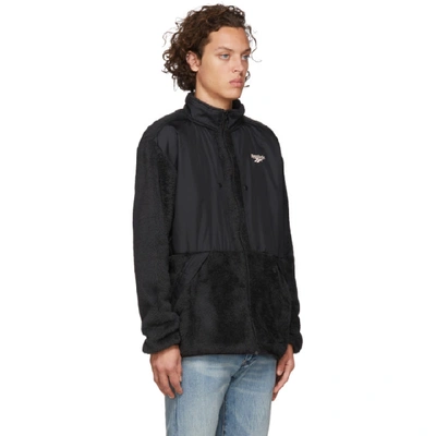 Shop Reebok Classics Black Trail Full Zip Jacket