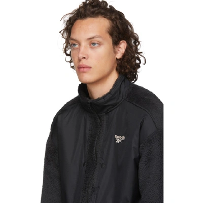 Shop Reebok Classics Black Trail Full Zip Jacket