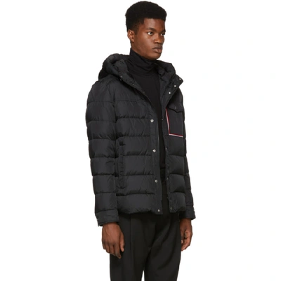 Moncler Black Down Prevot Jacket In 6-999.blk | ModeSens