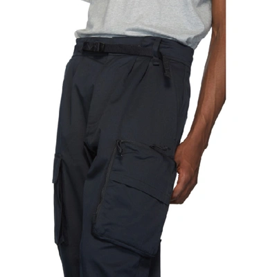 Shop Nike Black  Acg Woven Cargo Pants In 010 Black