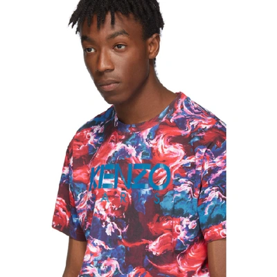 Shop Kenzo Red Straight T-shirt In 21 Medred