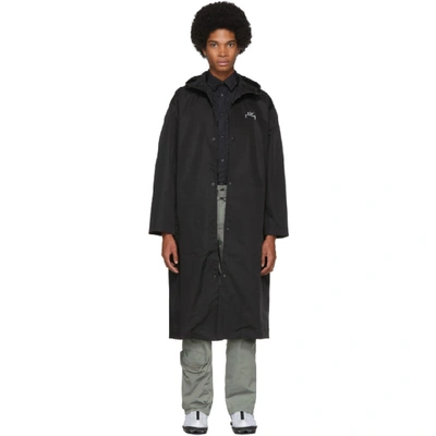 Shop A-cold-wall* Black Core Rubberized Coat