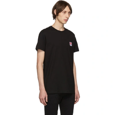 Shop Diesel Black Diego-div T-shirt In 900 Black