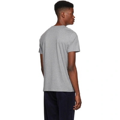 Shop Moncler Grey Maglia T-shirt In 123-987.gry