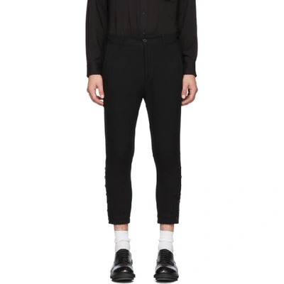 Shop Ann Demeulemeester Black Jasmin Trousers In Jasmin Blac