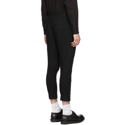 Shop Ann Demeulemeester Black Jasmin Trousers In Jasmin Blac