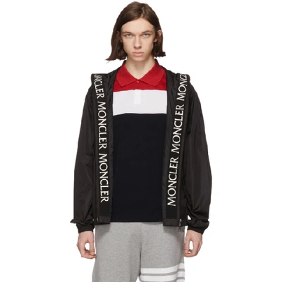 Shop Moncler Black Massereau Jacket