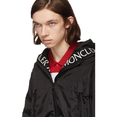 Shop Moncler Black Massereau Jacket