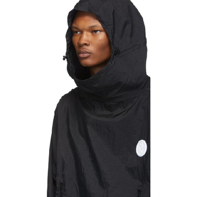 Shop Off-white Black Packable Rain Jacket In Blk Wht