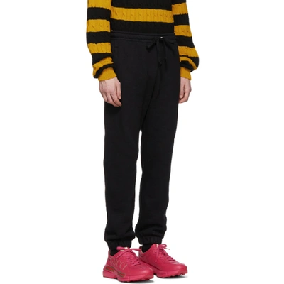 Shop Gucci Black Jogging Lounge Pants In 1082 Black