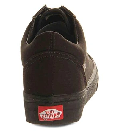 Shop Vans Men's Black Black Old Skool Trainers