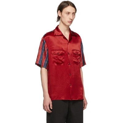 Shop Gucci Red Bowling Shirt