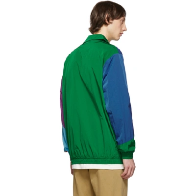 Shop Gucci Multicolor Oversized Waterproof Jacket In 3134 Multi
