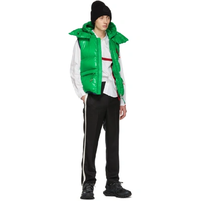 Moncler Men's Lorent Double-hood Puffer Vest In Green | ModeSens