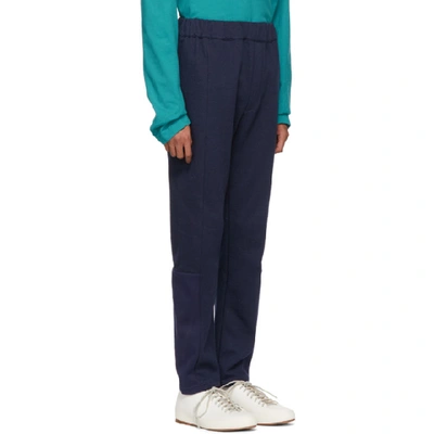 Shop House Of The Very Islands Blue Jogging Lounge Pants In 4.2 Dnimblu