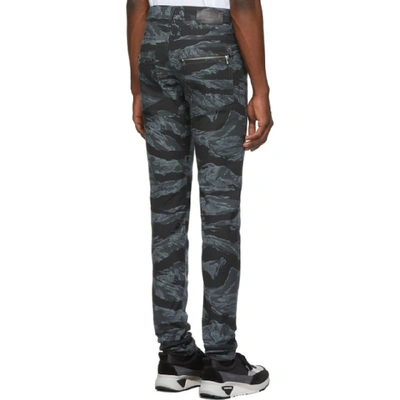 Shop Diesel Black And Grey D-amny-sp1 Jeans In E4916 Camou