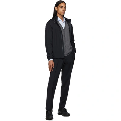 Shop Z Zegna Grey Fine Merino Cardigan In K98 Grey