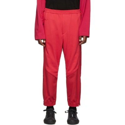 Shop Juunj Juun.j Red Plain Lounge Pants In 6 Red