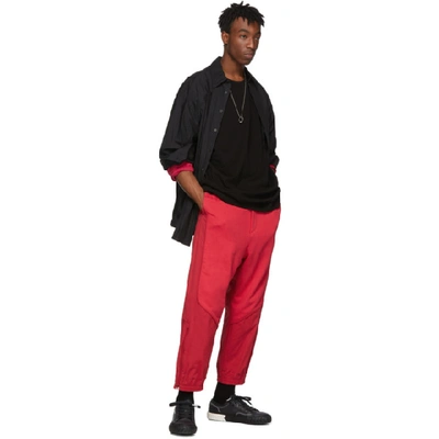 Shop Juunj Juun.j Red Plain Lounge Pants In 6 Red