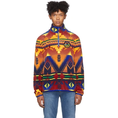 Polo Ralph Lauren Men's Sportsman Polar Fleece Knit Sweatshirt In Orgmulti  | ModeSens