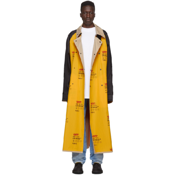 off white trench coat