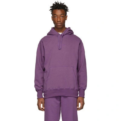 Shop Aimé Leon Dore Aime Leon Dore Purple Logo Hoodie In Purple Tape