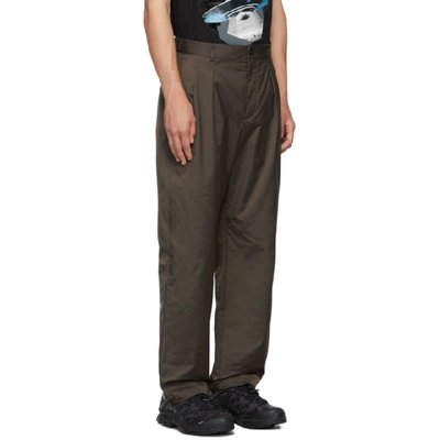 Shop Valentino Brown Undercover Edition Pocket Trousers In E04 Camel