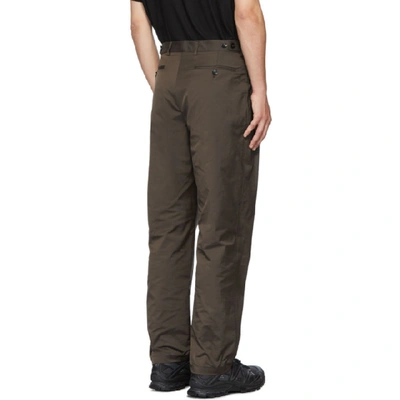 Shop Valentino Brown Undercover Edition Pocket Trousers In E04 Camel