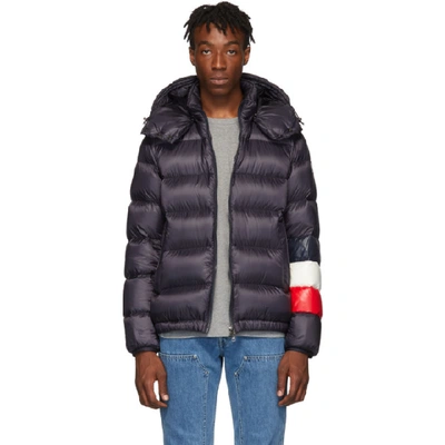 Moncler Willm Hooded Quilted-down Jacket In Navy | ModeSens