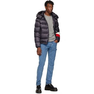 Shop Moncler Navy Down Willm Jacket In 742 Navy