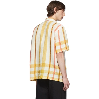 Shop Our Legacy White And Yellow Bistro Napkin Box Shirt In Bst Npk