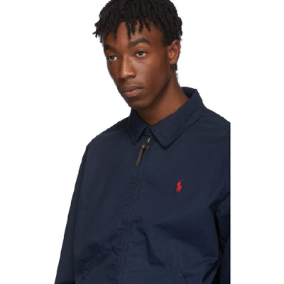 Shop Polo Ralph Lauren Navy Bayport Windbreaker Jacket