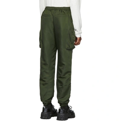 Shop D.gnak By Kang.d Khaki Dimensional Out Pocket Cargo Pants In Kh Khaki