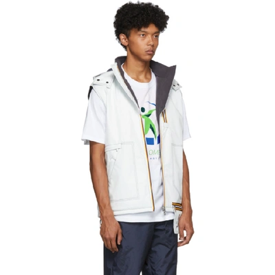 Shop Afterhomework White Claude Multipocket Vest