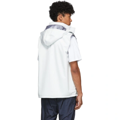 Shop Afterhomework White Claude Multipocket Vest