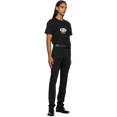 Shop Givenchy Black Rare Print T-shirt In 001-black