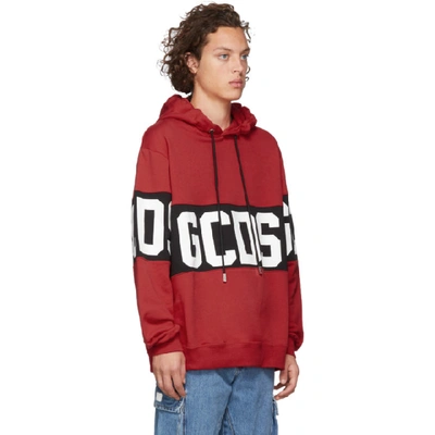Gcds Band Logo Print Pullover Hoodie