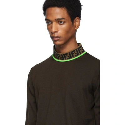 Shop Fendi Brown 'forever ' Sweatshirt In F1748 Moka