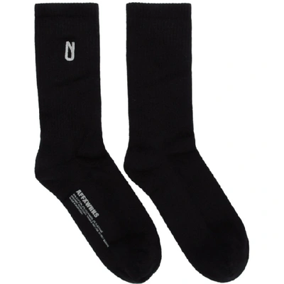 Shop Affix Black Long Socks
