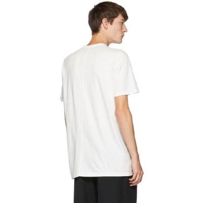 Shop Rick Owens White Lighting Bolt T-shirt In 1109 Milk