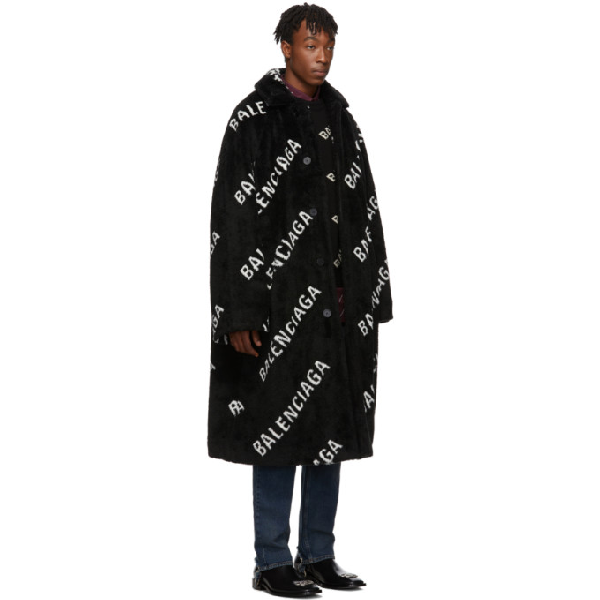 balenciaga fake fur